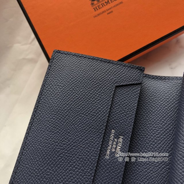 Hermes零錢包 愛馬仕卡包 寶石藍  tdh2051